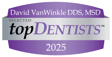 Top Dentists David VanWinkle 2025 Top Dentist Logo